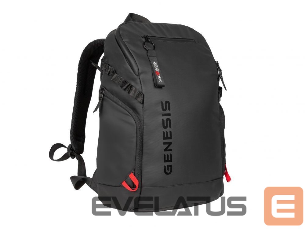 Portatīvo datoru soma Genesis Pallad 420 | Fits up to size 15.6 " | Laptop Backpack | Black | Waterproof