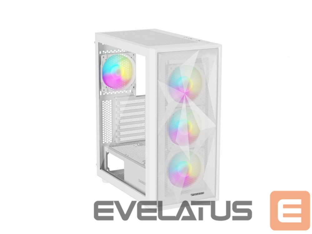 Datoru piederumi Natec NATEC Genesis PC Case Diaxid 605 white