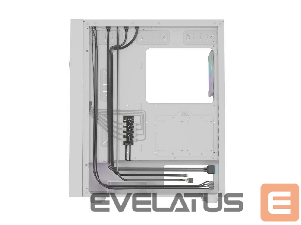 Datoru piederumi Natec NATEC Genesis PC Case Diaxid 605 white