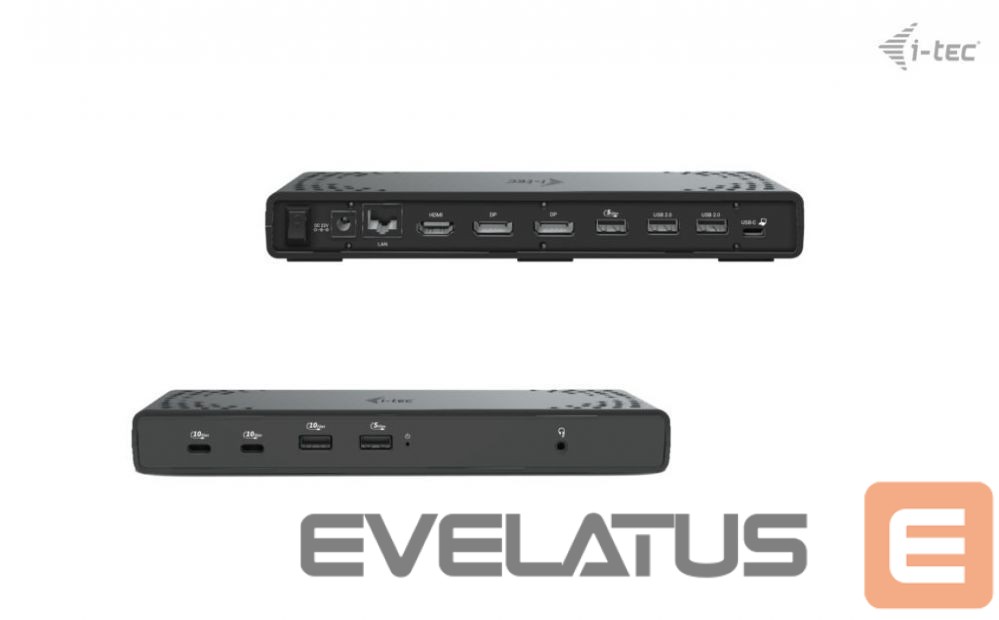 Datortehnikas aksesuāri I-TEC I-TEC USB-C Tripledock PD 100W
