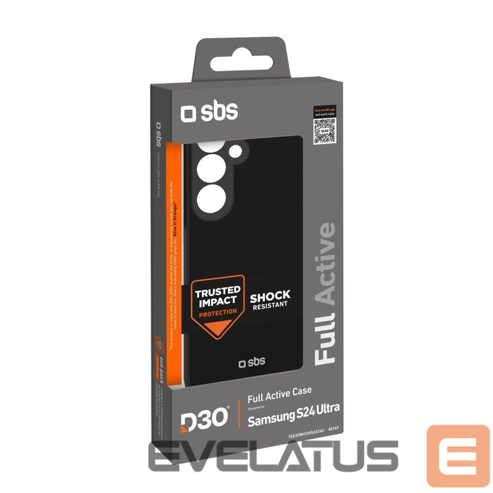 Citi SBS SBS Full Active D3O case for Samsung Galaxy S24 Ultra - black