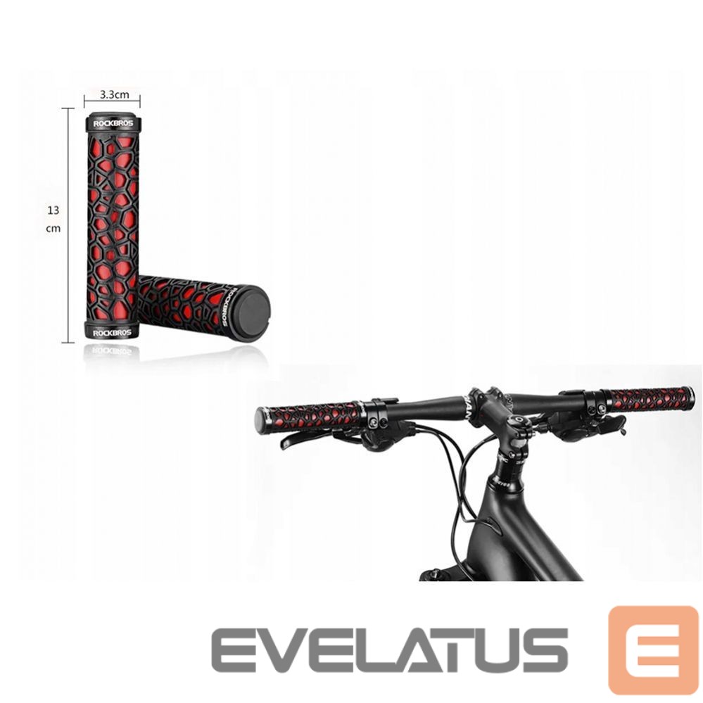 Piederums velosipēdiem Rockbros Red || Black