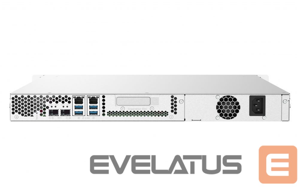 Zibatmiņa QNAP 4-Bay NAS TS-432PXU-2G Up to 4 SATA 6Gb/s, 3Gb/s, AL324 ARM Cortex-A57 Quad-Core, Processor frequency 1.7 GHz, 2 GB, DDR4, 2x10 Gigabit Ethernet SFP+; 2x2.5 Gigabit Ethernet; PCIe Gen 2 x2; 4x USB 3.2 Gen 1