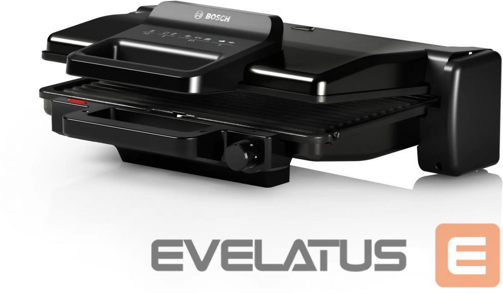 Galda grils Bosch | TCG3323 | Contact grill | 2000 W | Black