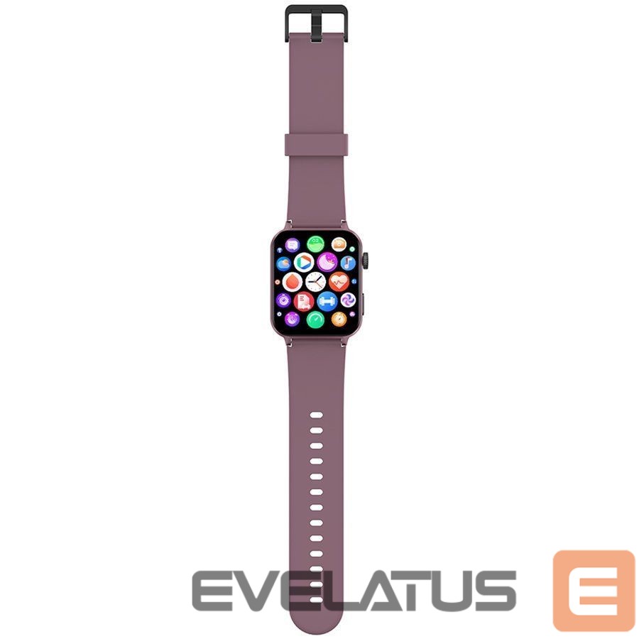 Viedpulksteni Blackview Blackview R30 Pro Fitness Smartwatch, 1.83-inch HD,220mAh Battery, 24-hour SpO2 Detection + Heart Rate Monitoring, Monitor Sleep status, Calls and SMS notification, Purple