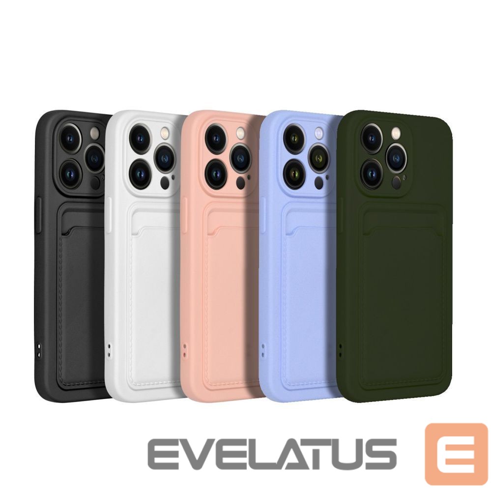 Aizmugurējais vāciņš OEM Case for iPhone 15 PRO MAX Card Case white