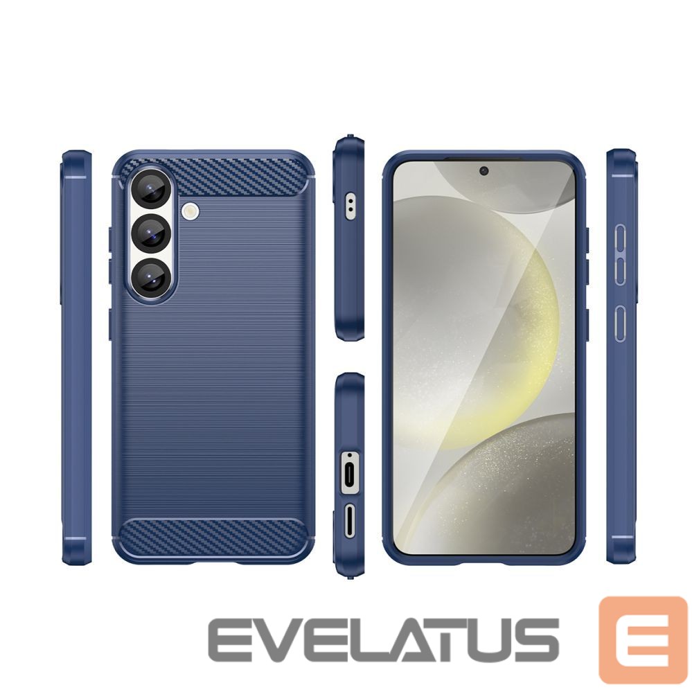 Aizmugurējais vāciņš Hurtel Carbon Case for iPhone 16e - Blue