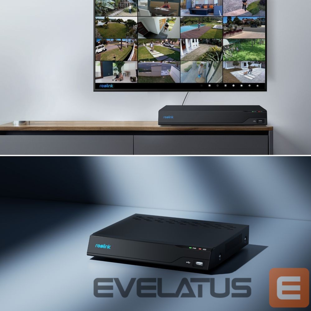 Web kamera Reolink NVS16 16-Channel PoE NVR for 24/7 Continuous Recording |