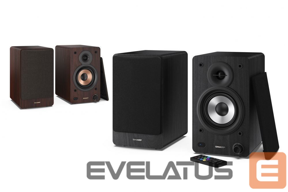 Skaļruņi Sharp CP-SS30 Bookshelf Speakers, Black