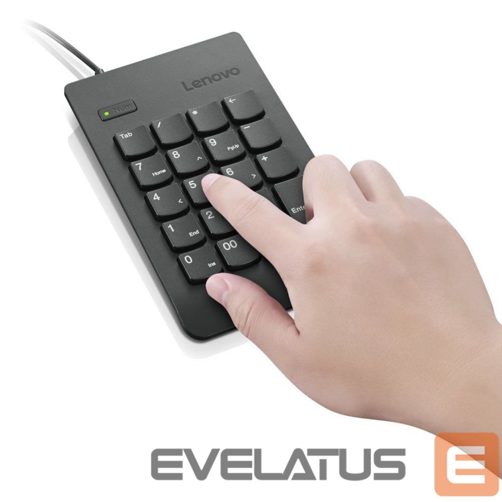 Datora tastatūra Lenovo Essential USB Numeric Keypad Gen II Wired, Black