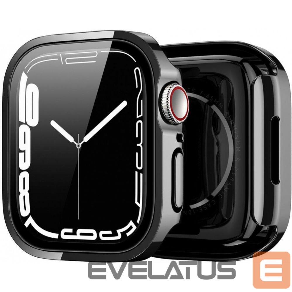 Ekrāna aizsardzība Dux Ducis Hamo Apple Watch Series 7/8/9 Case (PC) 41MM Black