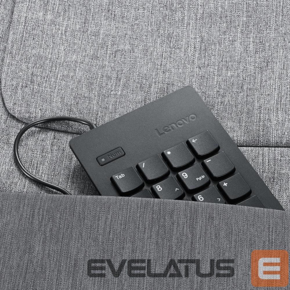 Datora tastatūra Lenovo Essential USB Numeric Keypad Gen II Wired, Black