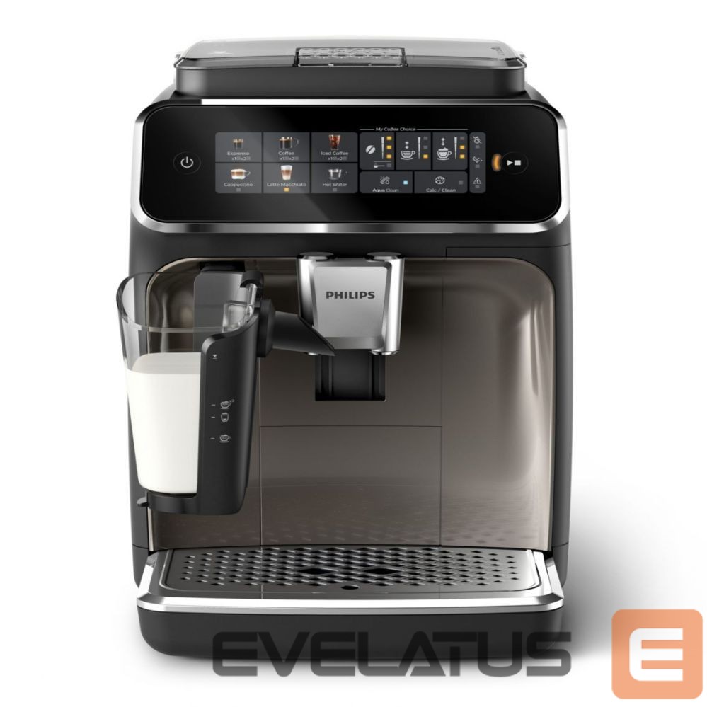 Cita mazā sadzīves tehnika Philips Espresso Coffee Maker | EP3347/90 | Pump pressure 15 bar | Built-in milk frother | Fully automatic | 1500 W | Black