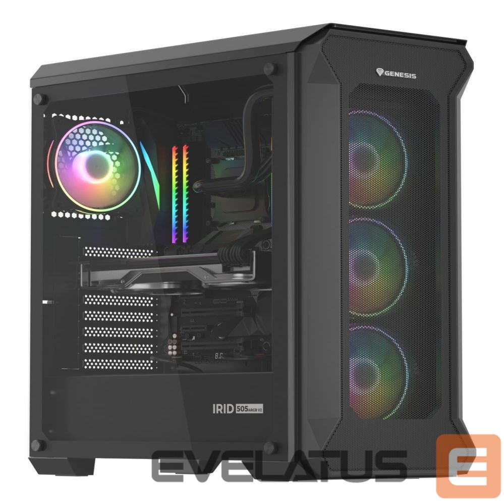 Datoru piederumi Natec NATEC Genesis PC case Irid 505
