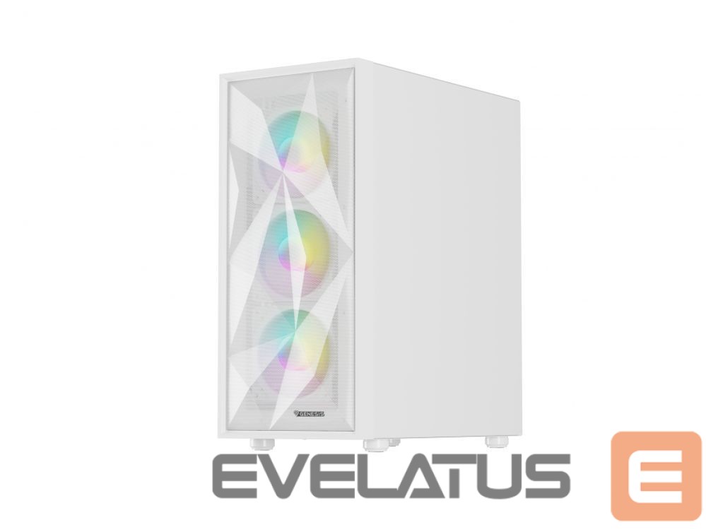 Datoru piederumi Natec NATEC Genesis PC Case Diaxid 605 white