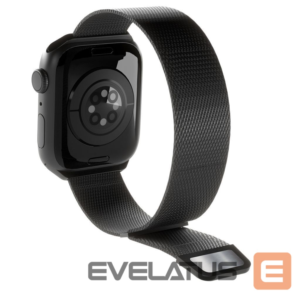 Siksniņa Puro Puro Milanese Stainless Steel Apple Watch Band 38/40/41mm - Black