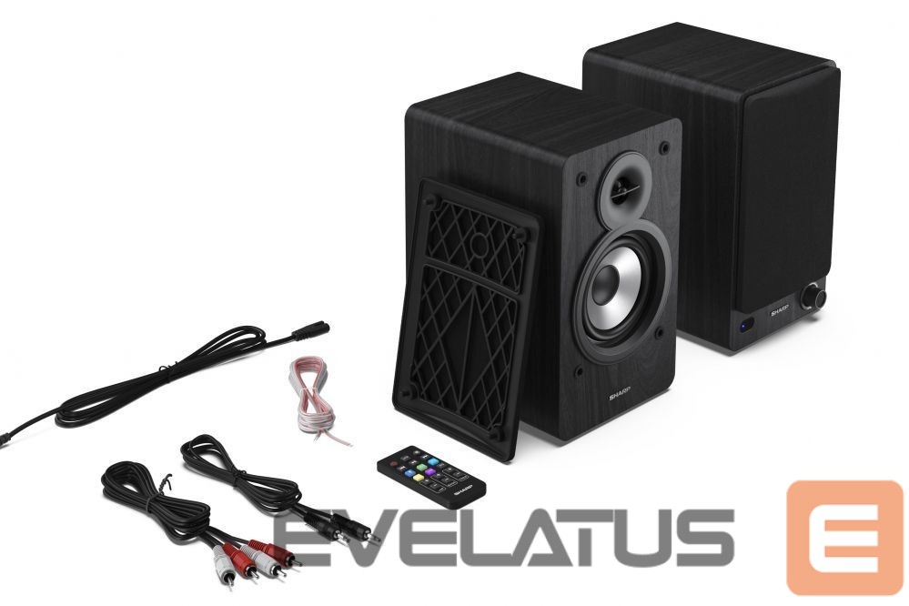 Skaļruņi Sharp CP-SS30 Bookshelf Speakers, Black