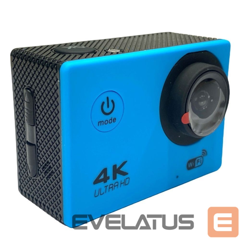 Digitālā fotokamera iWear K1 Ultra HD 4K 16Mpix Wi-Fi Sport Camera with 2'' LCD Remote & 8x Fixation Set