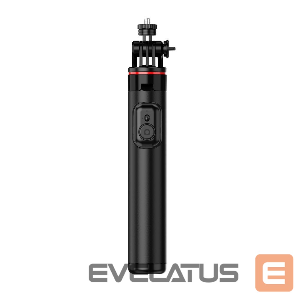 Foto un video aksesuārs Hurtel Selfie stick WC12YDS 1.3m aluminum alloy telescopic tripod with dual lamp and phone holder - black