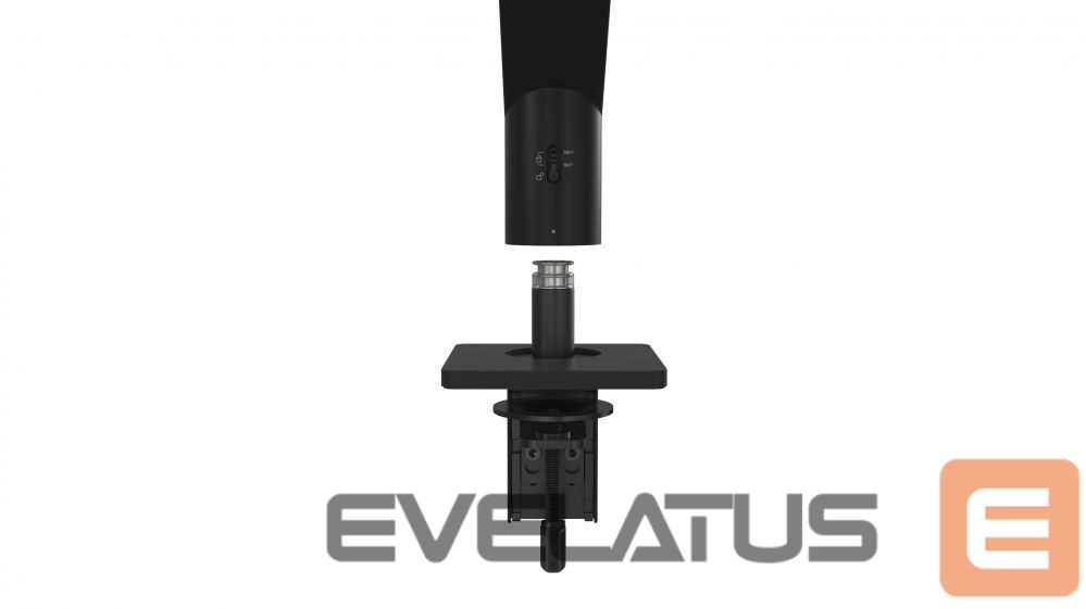 TV kronšteini Dell Single Monitor Arm Desk Mount, MSA20, 19-38 ", Maximum weight (capacity) 10 kg, Black
