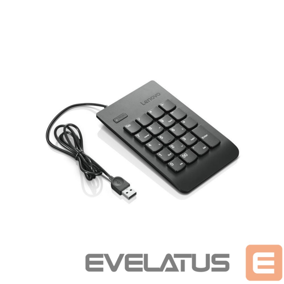 Datora tastatūra Lenovo Essential USB Numeric Keypad Gen II Wired, Black