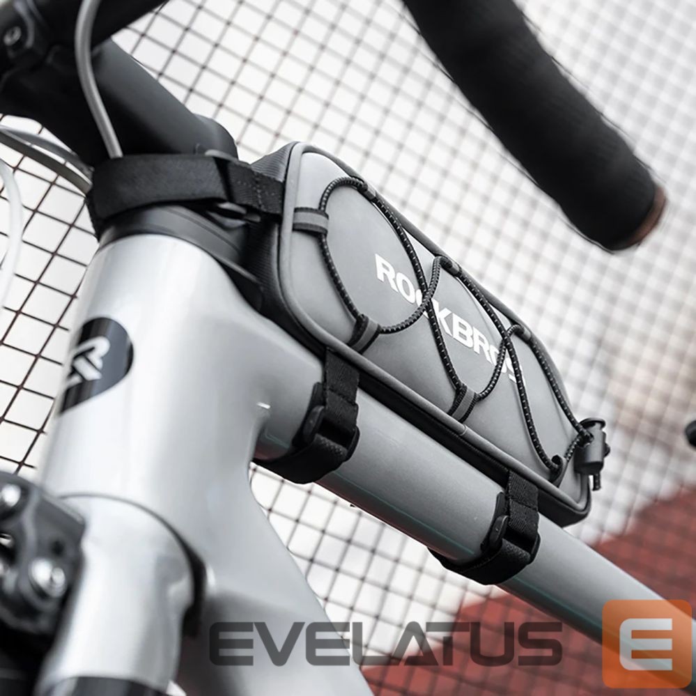 Piederums velosipēdiem Rockbros Rockbros 3012010901 bicycle frame bag 0.9 l - silver