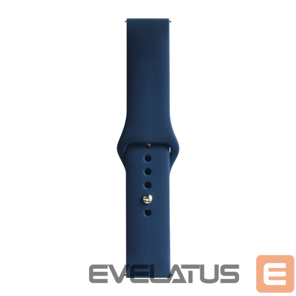 Siksniņa Evelatus Evelatus 20mm Silicone Loop Watch Straps (S/M 110mm) Blue