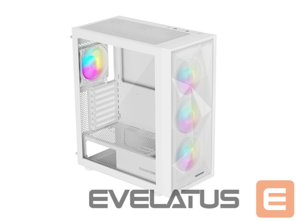 Datoru piederumi Natec NATEC Genesis PC Case Diaxid 605 white