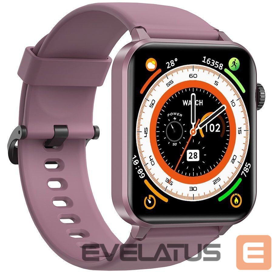 Viedpulksteni Blackview Blackview R30 Pro Fitness Smartwatch, 1.83-inch HD,220mAh Battery, 24-hour SpO2 Detection + Heart Rate Monitoring, Monitor Sleep status, Calls and SMS notification, Purple