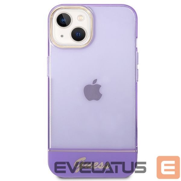Aizmugurējais vāciņš Guess Guess Translucent iPhone 14 6.1" Case - Purple