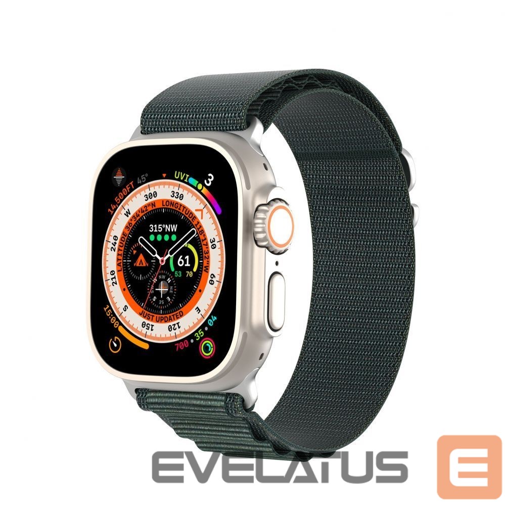Siksniņa Dux Ducis Sport strap with buckle for Apple Watch 9 / 8 / 7 / 6 / SE / 5 / 4 / 3 / 2 / 1 (41, 40, 38 mm) Dux Ducis Strap GS Version - green Green