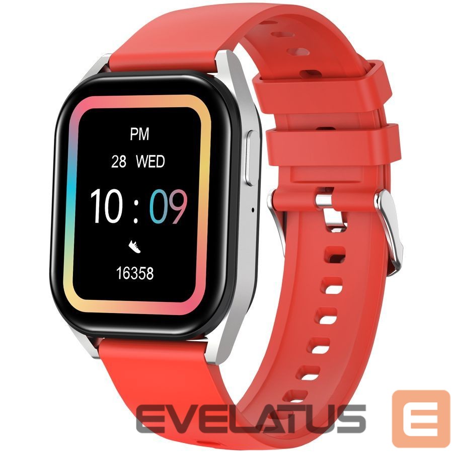 Viedpulksteni Canyon CANYON smart watch Chatter SW-58 BT-CALL Silver Red