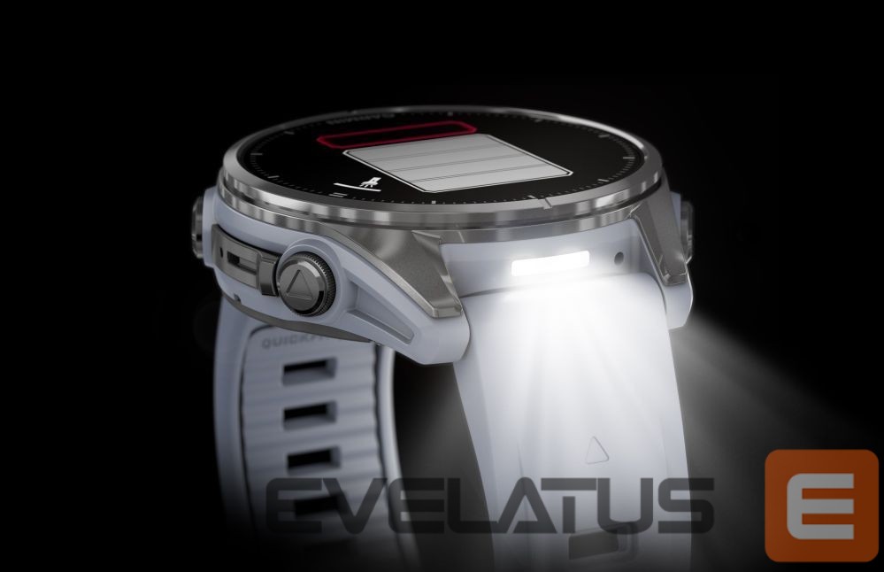 Viedpulksteni Garmin fenix 8 – 43 mm, AMOLED Silver with Whitestone silicone band / 010-02903-00