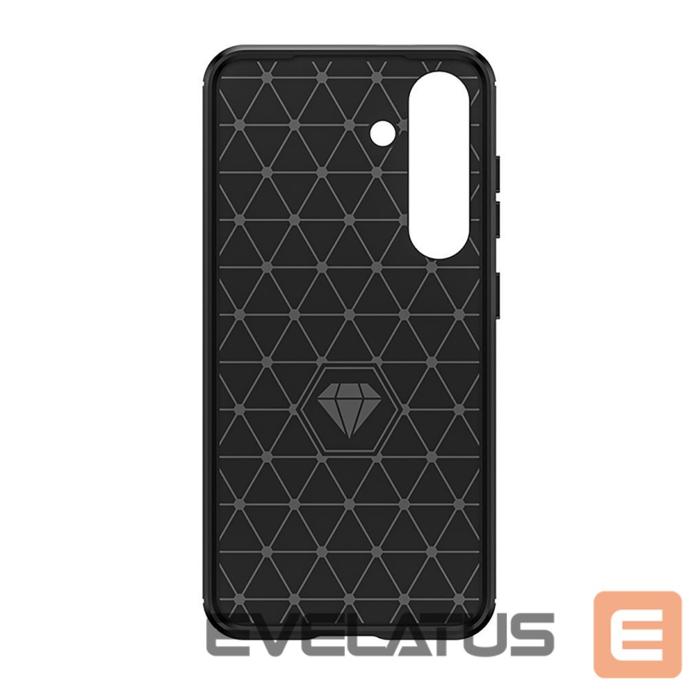 Aizmugurējais vāciņš Hurtel Carbon Case for Samsung Galaxy S25 Edge - Black