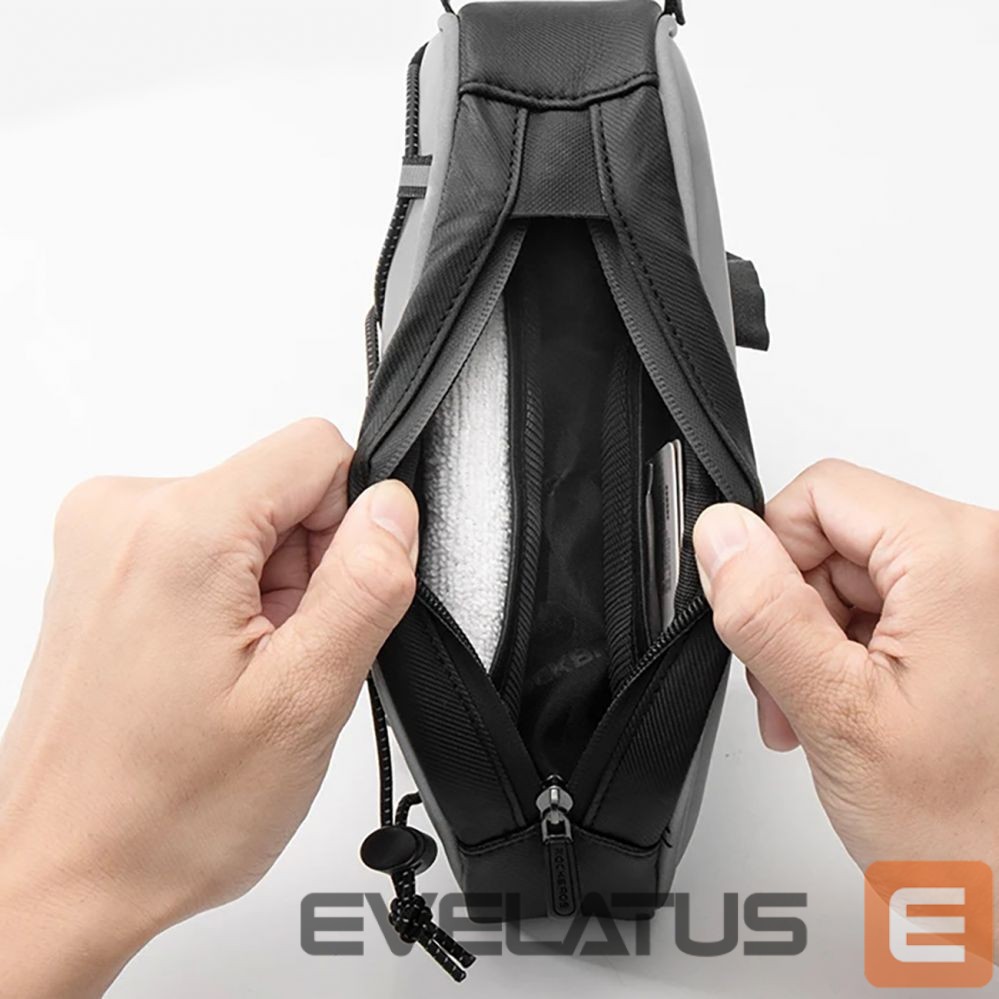 Piederums velosipēdiem Rockbros Rockbros 3012010901 bicycle frame bag 0.9 l - silver