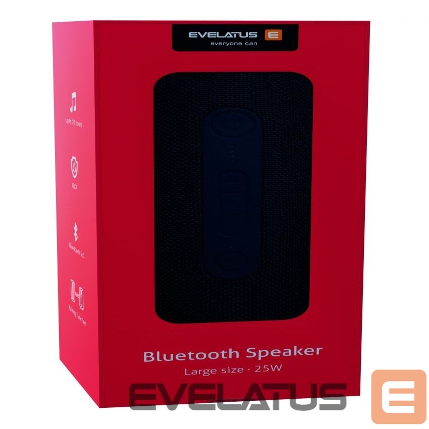 Bezvadu skaļrunis Evelatus Evelatus Bluetooth Speaker L size EBS03 Black