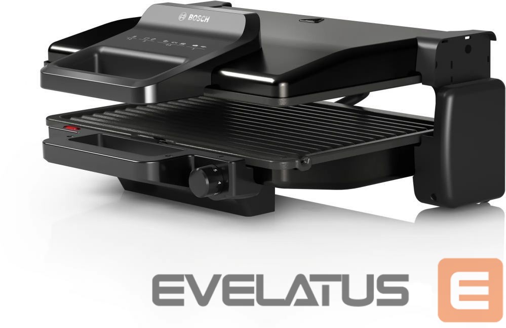 Galda grils Bosch | TCG3323 | Contact grill | 2000 W | Black