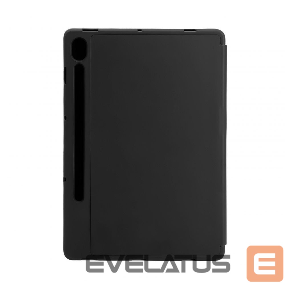 Maciņš grāmata Evelatus Galaxy Tab S9 Tablet case with imitate microfiber inside Black
