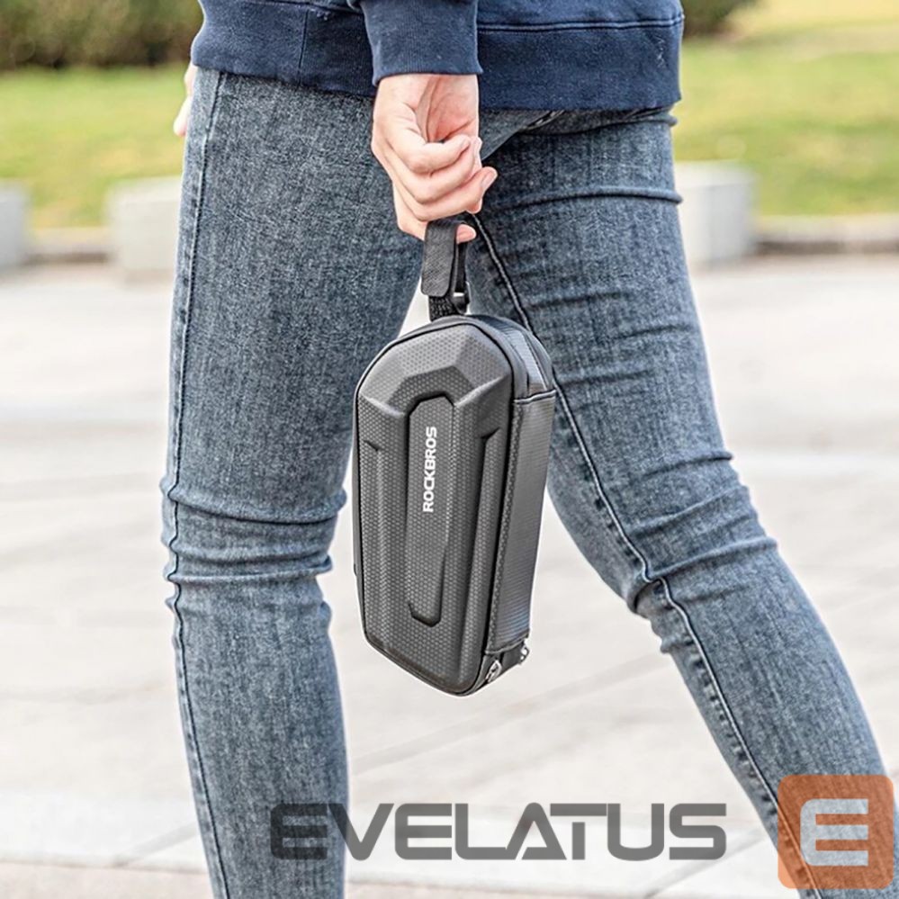 Piederums velosipēdiem Rockbros Rockbros B69 bicycle saddle bag 1.8l with easy release system - black