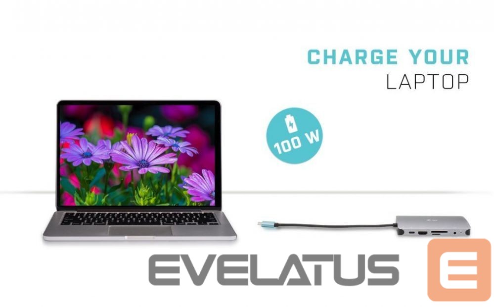 Datortehnikas aksesuāri I-TEC I-TEC USB-C Metal Nano Dock HDMI/VGA+PD