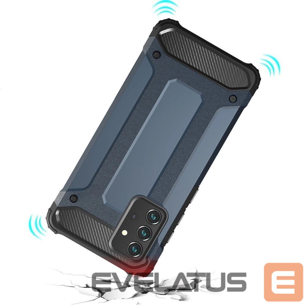 Aizmugurējais vāciņš Hurtel Hybrid Armor Case for Samsung Galaxy A36 - Silver