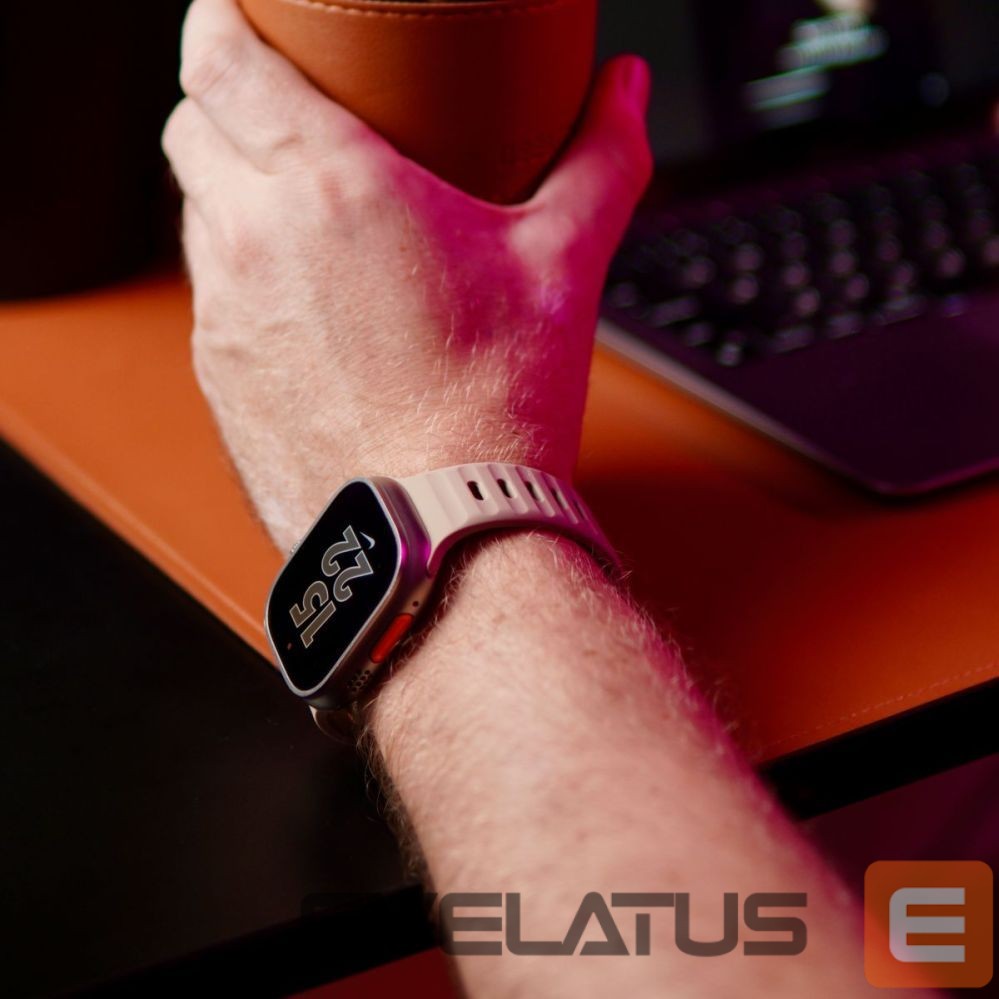 Siksniņa Evelatus Evelatus Watch 42/44/45 Sport Silicone Loop Green