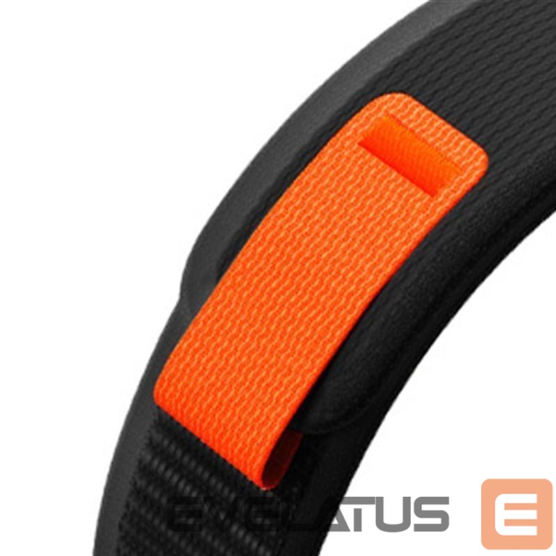 Siksniņa Tech-Protect Tech-Protect Nylon Strap for Garmin Fenix 5 / 6 / 6 Pro / 7 - Black/Orange