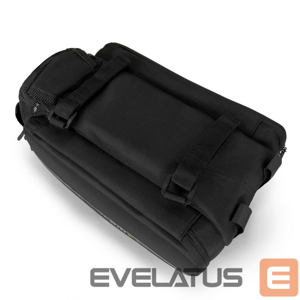 Piederums velosipēdiem Wozinsky Wozinsky large bike rack bag 35l + rain cover black (WBB19BK)