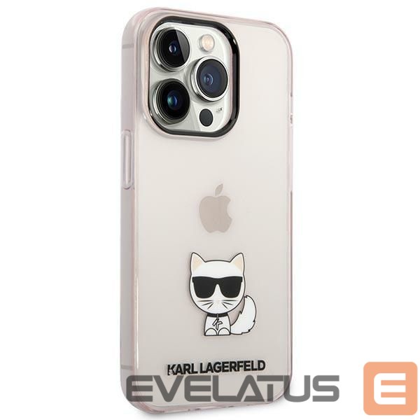 Aizmugurējais vāciņš Karl Lagerfeld Transparent || Pink