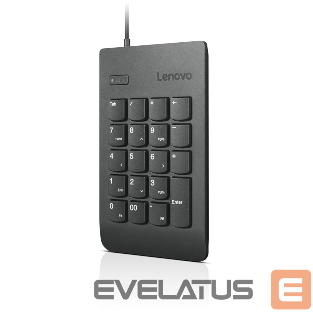 Datora tastatūra Lenovo Essential USB Numeric Keypad Gen II Wired, Black