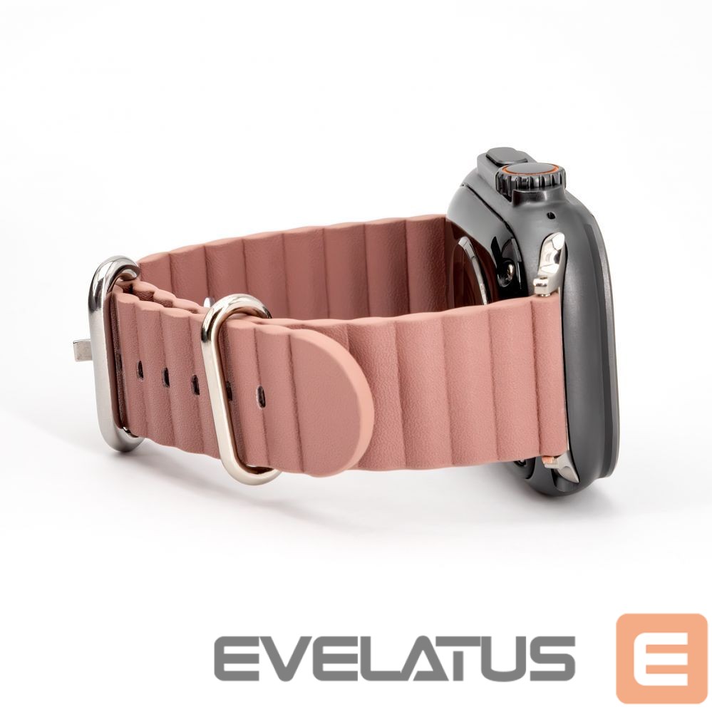 Siksniņa Connect Watch 42/44/45mm Marine leather Watch Strap Smoky Purple