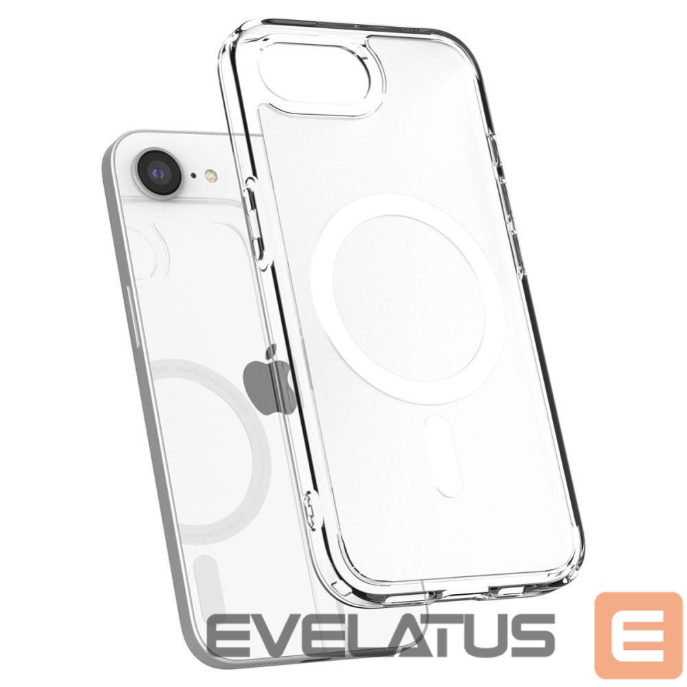 Aizmugurējais vāciņš Spigen Spigen Ultra Hybrid MagSafe iPhone 16e Case - White, Translucent