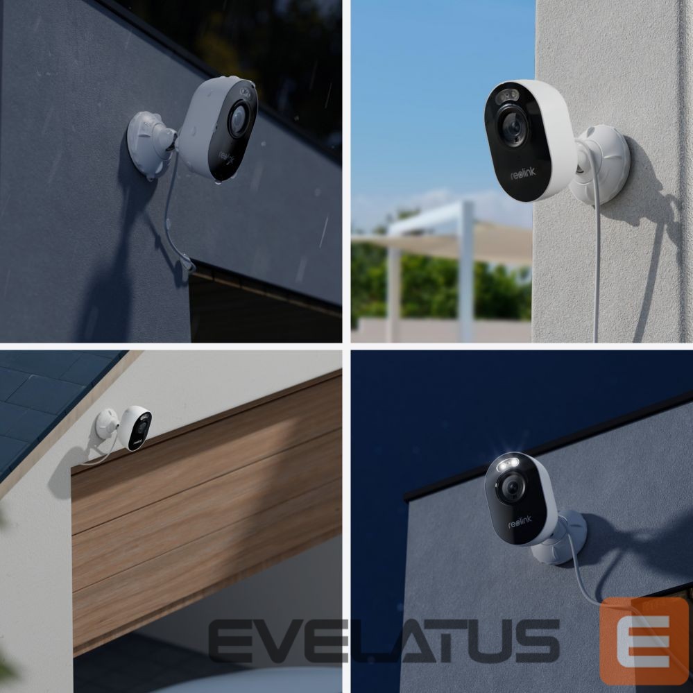 Web kamera Reolink Lumus Series E430 outdoor camera with light spotlight 4MP surveillance, White |