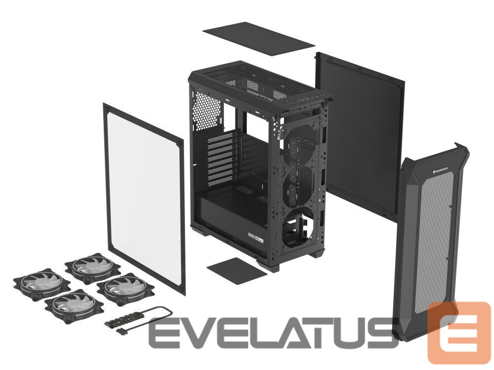 Datoru piederumi Natec NATEC Genesis PC case Irid 505